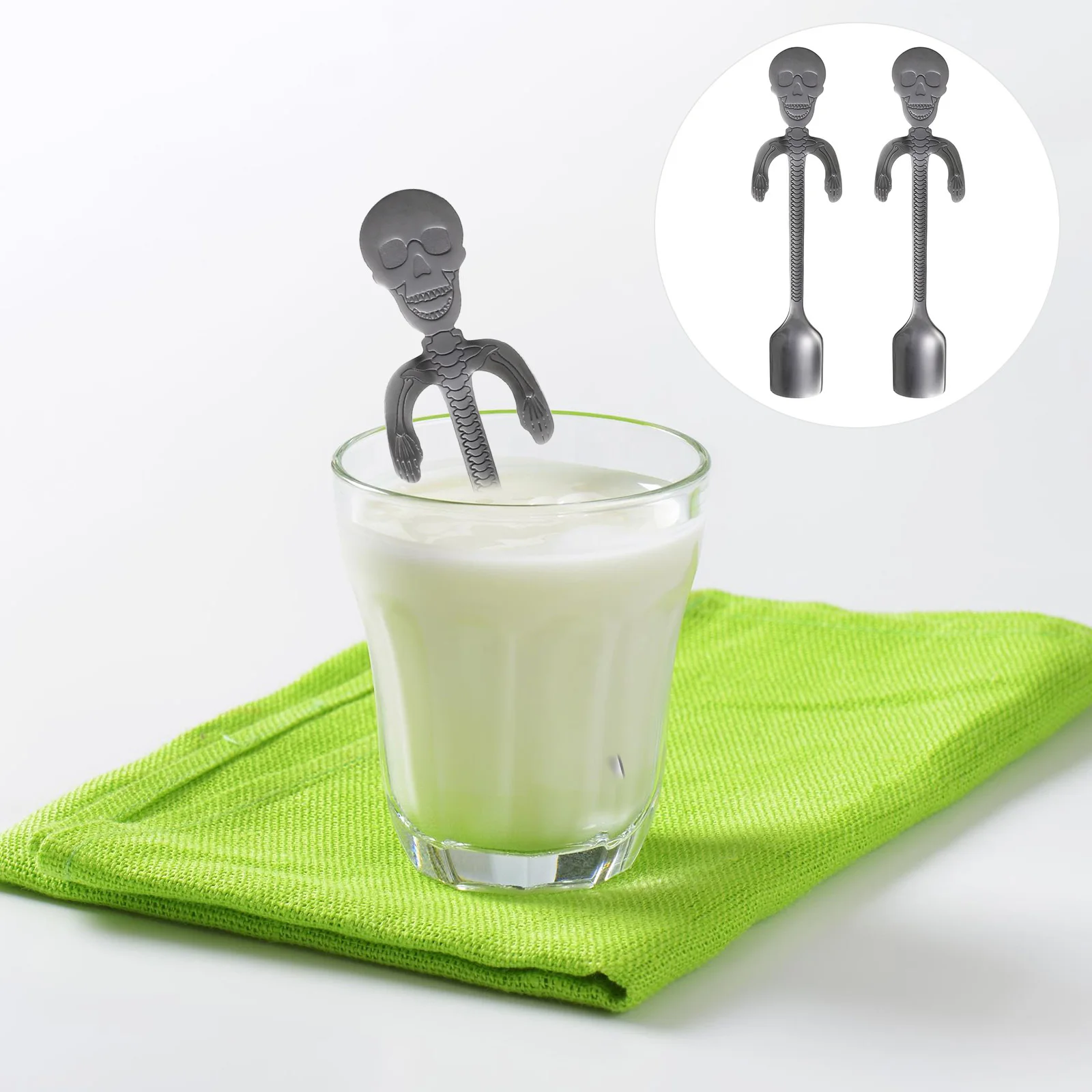 2Pcs High Quality Stainless Steel Skull Coffee Spoons Portable Light Weight Easy Carry for Any Occasion Spoon Coffee Spoons
2Pcs High Quality Stainless Steel Skull Coffee Spoons Portable Light Weight Easy Carry for Any Occasion Spoon Coffee Spoons