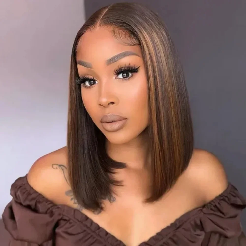 13*4 HD Transparent Straight 4/27 Highlight Bob Lace Front Wigs Human Hair Highlight Bob Wig Pre Plucked With Baby Hair
13*4 HD Transparent Straight 4/27 Highlight Bob Lace Front Wigs Human Hair Highlight Bob Wig Pre Plucked With Baby Hair