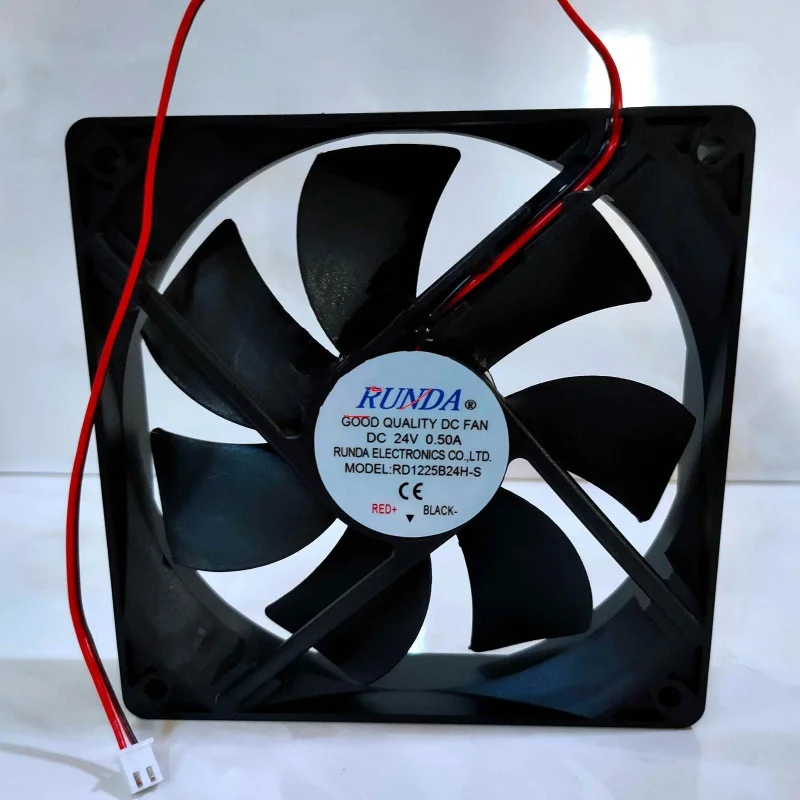 Новый вентилятор охлаждения инвертора RUNDA RD1225B24H-S 24В 0.50А, 2-проводной # QW
Новый вентилятор охлаждения инвертора RUNDA RD1225B24H-S 24В 0.50А, 2-проводной # QW