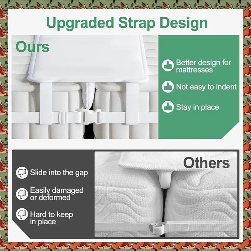 ABLQ 10" Extra Wide Bed Bridge Adjustable Mattress Bed Connector For Stayover,Family Room
ABLQ 10" Extra Wide Bed Bridge Adjustable Mattress Bed Connector For Stayover,Family Room