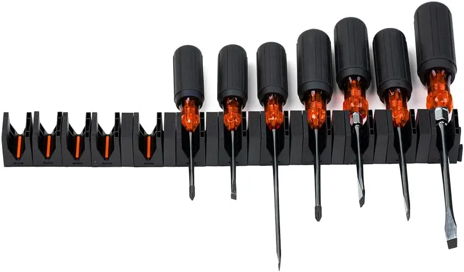 ToolBox Widget Screwdriver Organizer Pro Series 4.0 – Magnetic Holder for Tool Drawers – Modular Toolbox Organizer System – Tool Storage for Professional & DIY Mechanics - 1 Pack, 12 Holders
ToolBox Widget Screwdriver Organizer Pro Series 4.0 – Magnetic Holder for Tool Drawers – Modular Toolbox Organizer System – Tool Storage for Professional & DIY Mechanics - 1 Pack, 12 Holders