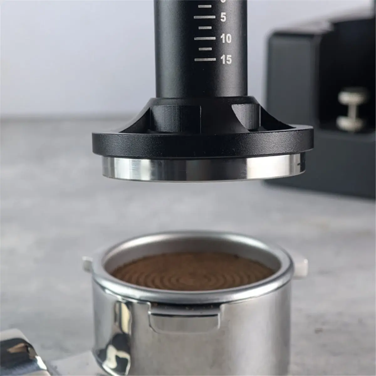 A47T Constant Force Impact Coffee Tamper Espresso Tamper Calibrated Spring Loaded Tamper with Ripple Base Coffee Tool 58MM
A47T Constant Force Impact Coffee Tamper Espresso Tamper Calibrated Spring Loaded Tamper with Ripple Base Coffee Tool 58MM