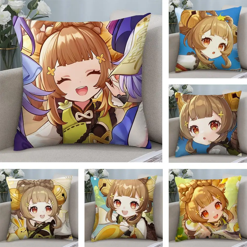 Yaoyao Genshin Game Cushion Cover Square Pillow Bedroom Sofa Leisure Comfort Living Room Home Decoration 40X40
Yaoyao Genshin Game Cushion Cover Square Pillow Bedroom Sofa Leisure Comfort Living Room Home Decoration 40X40
