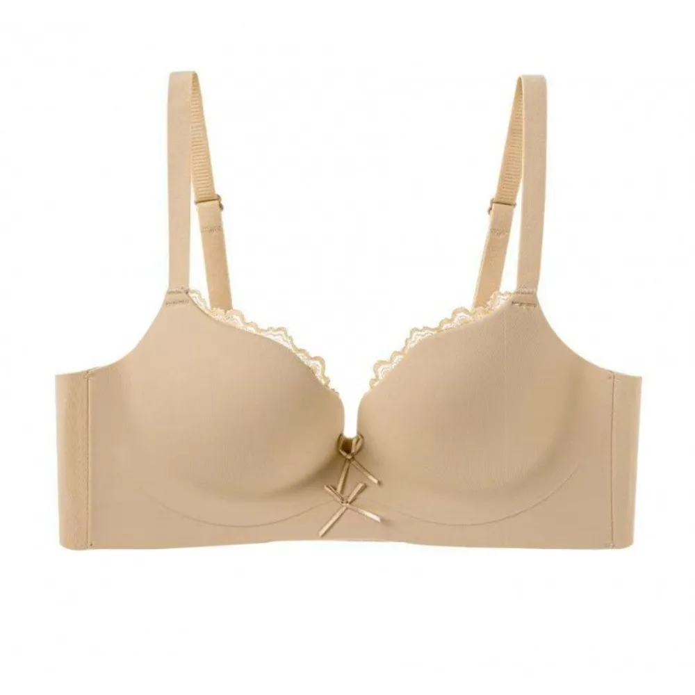 Sweet Bowknot Lace Wireless Bra Shockproof Push Up Underwear for Women Lingerie Deep V Seamless Bra Girls
Sweet Bowknot Lace Wireless Bra Shockproof Push Up Underwear for Women Lingerie Deep V Seamless Bra Girls