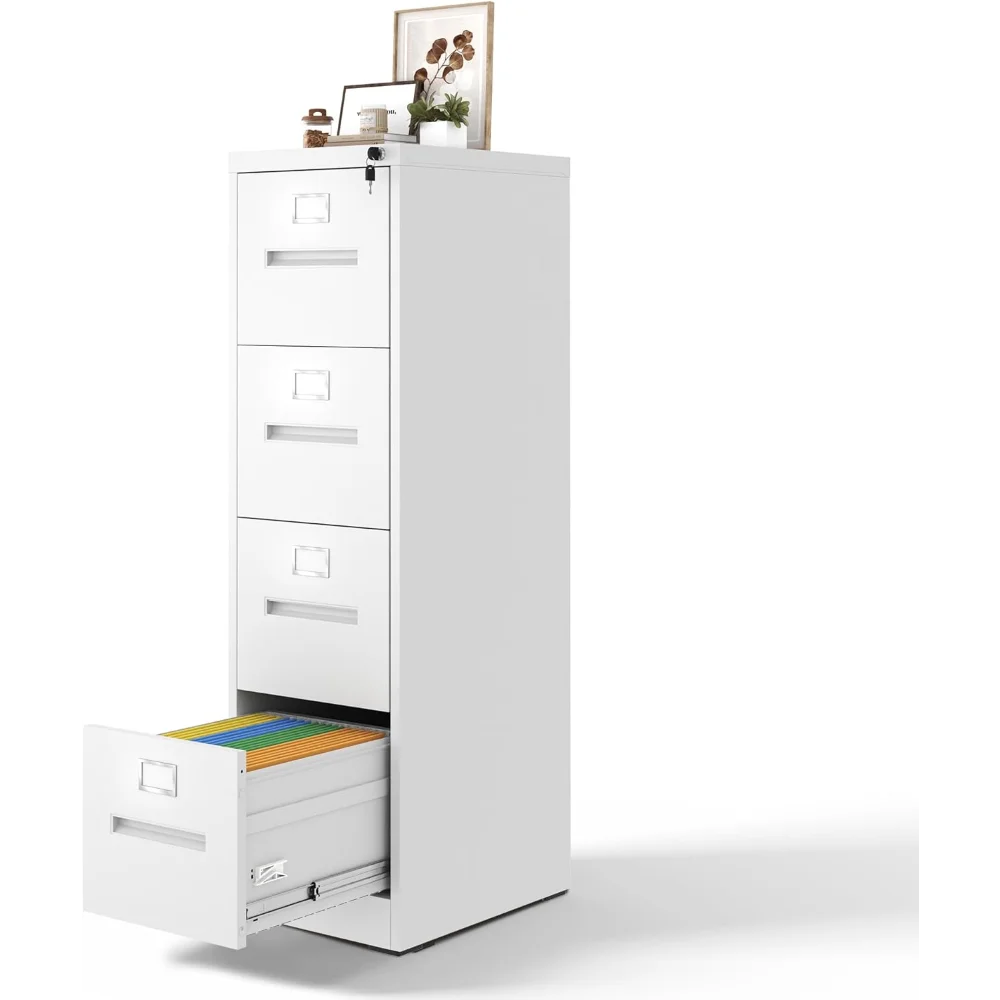4 Drawer File Cabinet with Lock, Metal Filing Cabinets for Home Office, Vertical Narrow File Cabinet
4 Drawer File Cabinet with Lock, Metal Filing Cabinets for Home Office, Vertical Narrow File Cabinet