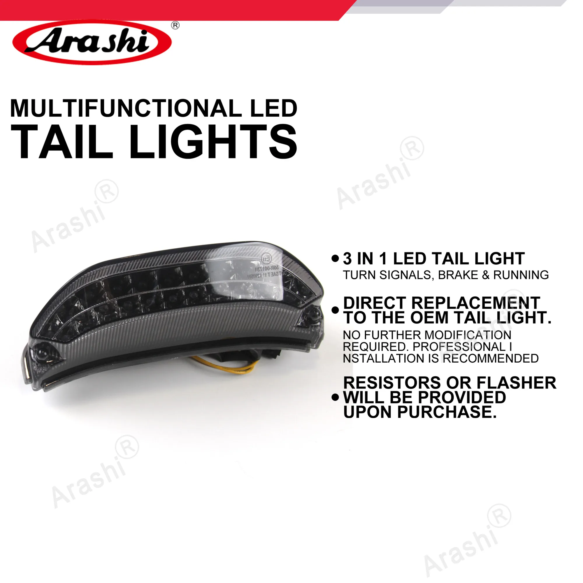 Arashi For 13-15 HONDA CBR600RR CBR-600RR CBR 600RR Motorcycle Turn Signal Tail Lights LED Brake Lamps
Arashi For 13-15 HONDA CBR600RR CBR-600RR CBR 600RR Motorcycle Turn Signal Tail Lights LED Brake Lamps