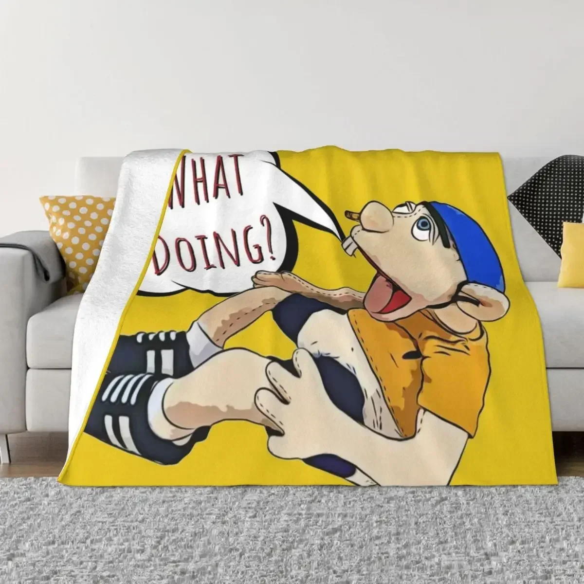 sml Jeffy the Puppet Hot selling! Throw Blanket Picnic halloween Multi-Purpose Bed linens Blankets
sml Jeffy the Puppet Hot selling! Throw Blanket Picnic halloween Multi-Purpose Bed linens Blankets