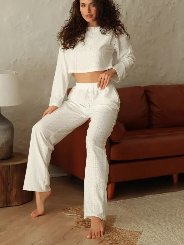 Sleepwear Women Pjs Woman Set Home Wear Set Women's Pajamas With Pants Pyjama Femme Ensemble Pyjama-sets Pajama Sexy Slip Ladies
Sleepwear Women Pjs Woman Set Home Wear Set Women's Pajamas With Pants Pyjama Femme Ensemble Pyjama-sets Pajama Sexy Slip Ladies