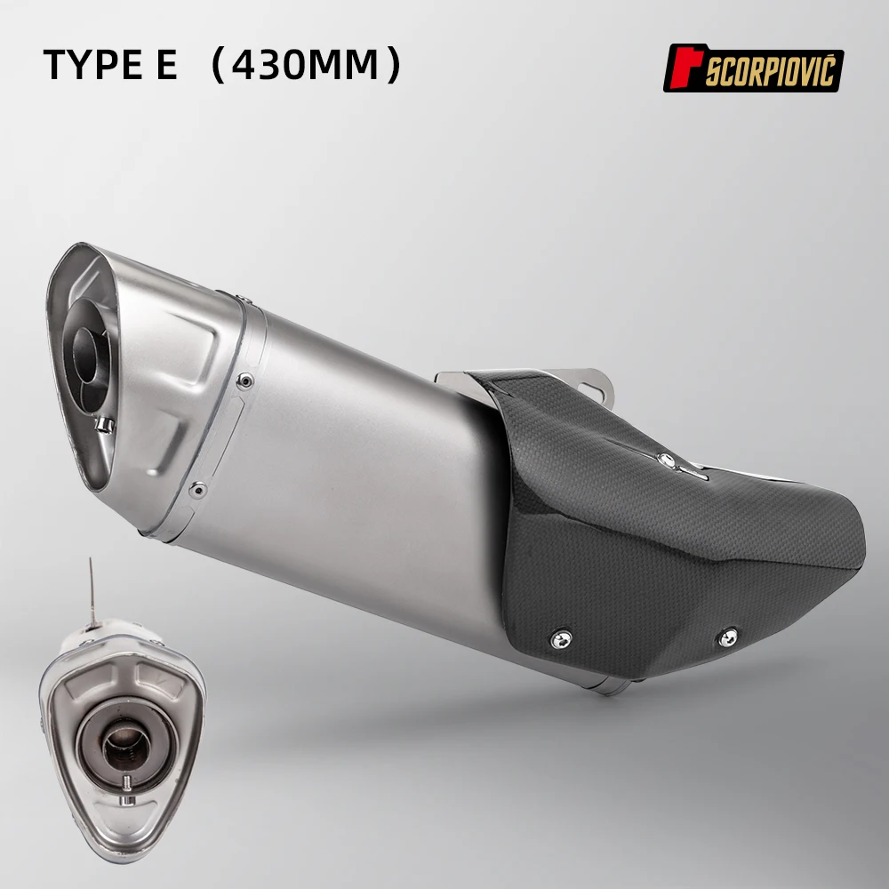 High PerformanceUniversal Motorcycle Exhaust Pipe with Bracket, Motorcycle Exhaust Mufflers,Universal, Caliber51mm, Length 430mm
High PerformanceUniversal Motorcycle Exhaust Pipe with Bracket, Motorcycle Exhaust Mufflers,Universal, Caliber51mm, Length 430mm