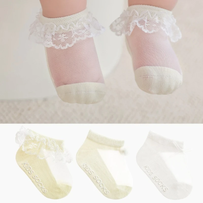 3 пары/компл. носки принцессы с кружевной отделкой для маленьких девочек, весенне-летние новые детские хлопковые носки, бесшовные дышащие носки без завязок
3 пары/компл. носки принцессы с кружевной отделкой для маленьких девочек, весенне-летние новые детские хлопковые носки, бесшовные дышащие носки без завязок
