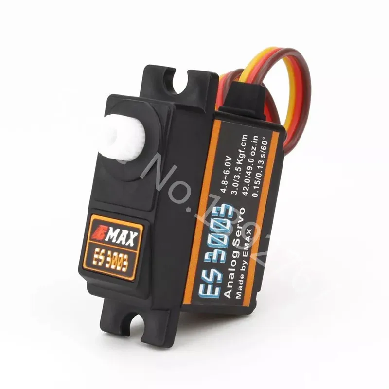 EMAX ES3003 аналоговый сервомотор 4,8-6,0 В напряжение 17 г 3,5 кг 0.13sec 23T пластиковая Шестерня для радиоуправляемого вертолета самолета
EMAX ES3003 аналоговый сервомотор 4,8-6,0 В напряжение 17 г 3,5 кг 0.13sec 23T пластиковая Шестерня для радиоуправляемого вертолета самолета