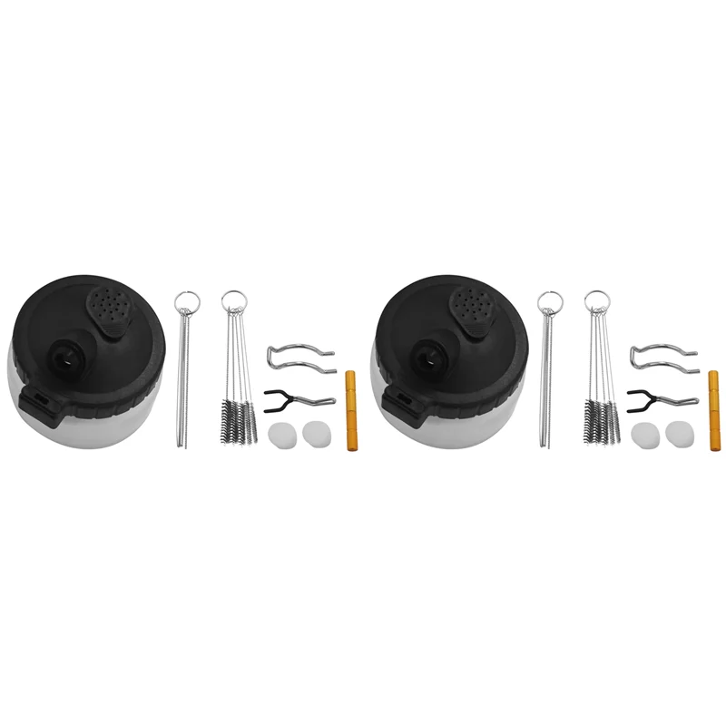 VOFUN-2X 14-In-1 Airbrush Cleaning Kit Cleaner Set With Glass Pot, Stainless Steel Holder, Needle And Brush Accessories
VOFUN-2X 14-In-1 Airbrush Cleaning Kit Cleaner Set With Glass Pot, Stainless Steel Holder, Needle And Brush Accessories