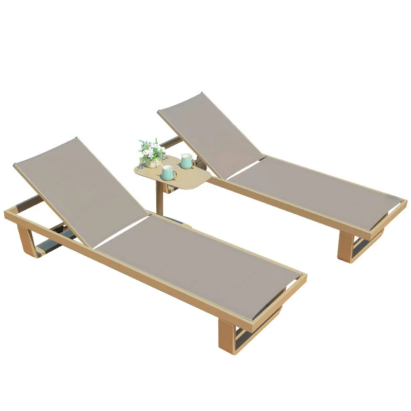 Outdoor bed, pool folding, outdoor double-deck lunch lounge chair
Outdoor bed, pool folding, outdoor double-deck lunch lounge chair