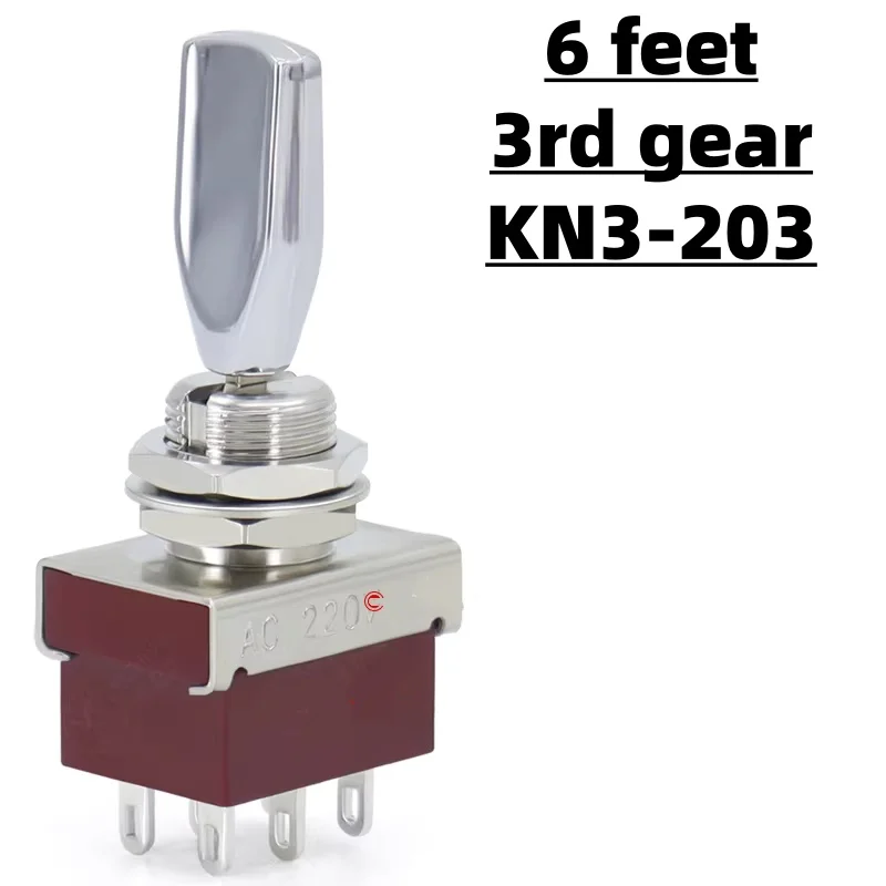 Toggling switch KN3-3/plastic handle KN3-203 with copper pin and 12MM opening
Toggling switch KN3-3/plastic handle KN3-203 with copper pin and 12MM opening