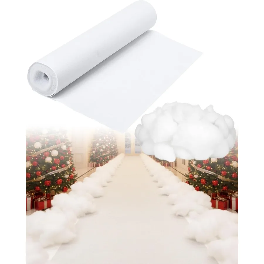 Белый ковер 3 x 65 футов для вечеринки 17,6 унций/500 г. Коврик для украшения снега с искусственными облаками и пушистым искусственным хлопковым волокном
Белый ковер 3 x 65 футов для вечеринки 17,6 унций/500 г. Коврик для украшения снега с искусственными облаками и пушистым искусственным хлопковым волокном
