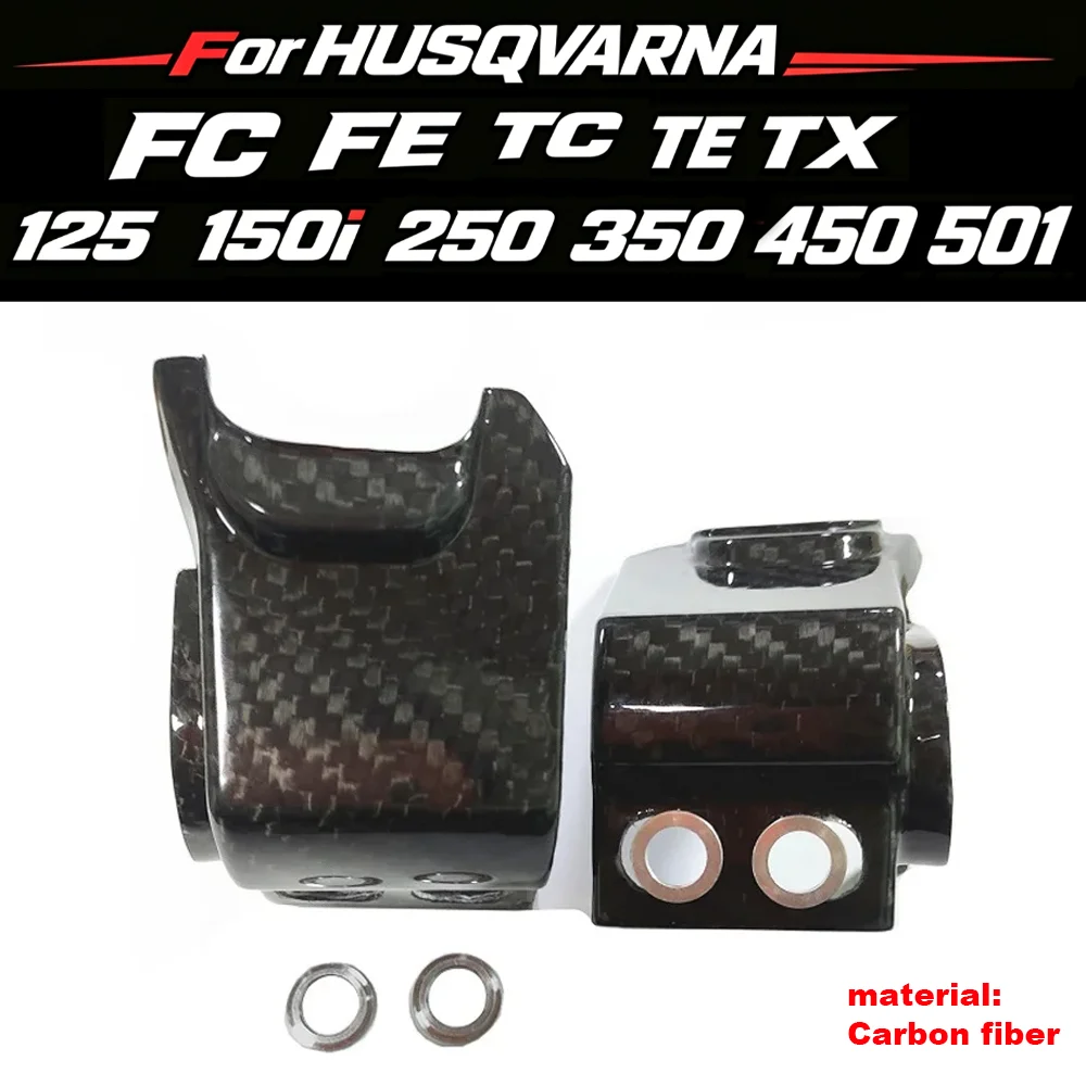 Carbon Fiber Front Fork Shoe Cover Lower Leg Guard Protector For HUSQVARNA FC FE TC TE TX 125 150i 250 350 450 501 2017-2020
Carbon Fiber Front Fork Shoe Cover Lower Leg Guard Protector For HUSQVARNA FC FE TC TE TX 125 150i 250 350 450 501 2017-2020