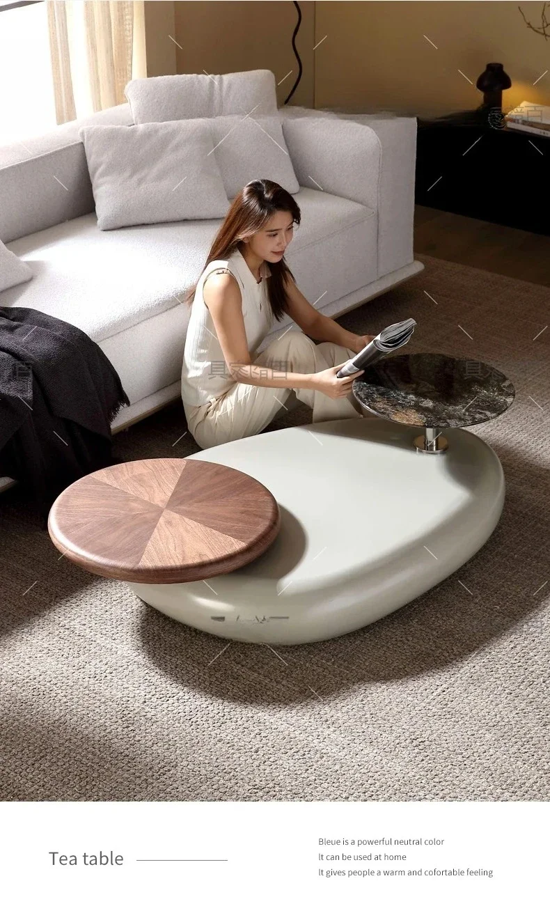 TTItalian Minimalist Shaped Natural Stone Rotatable Oval Coffee Table Designer Personalized Coffee Table
TTItalian Minimalist Shaped Natural Stone Rotatable Oval Coffee Table Designer Personalized Coffee Table