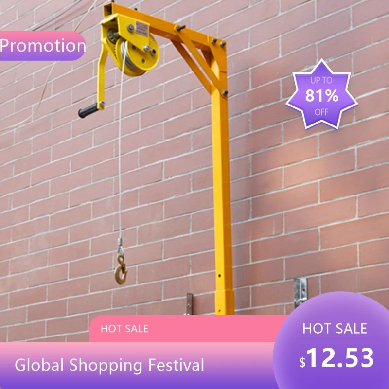 080040803Hoisting Tool For Outdoor Air Conditioner Hoisting Crane Hand Winch self-locking Installation Air Condit
080040803Hoisting Tool For Outdoor Air Conditioner Hoisting Crane Hand Winch self-locking Installation Air Condit