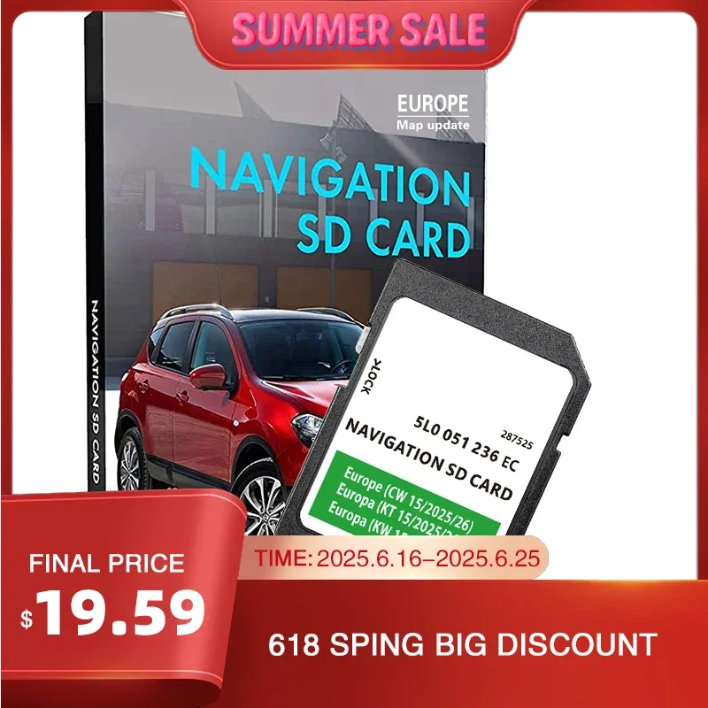 2025-2026 MIB2 Update Europa Map 32GB SD Card GPS Navigation 5L0051236EC for Skoda Octavia Superb Fabia Rapid Car
2025-2026 MIB2 Update Europa Map 32GB SD Card GPS Navigation 5L0051236EC for Skoda Octavia Superb Fabia Rapid Car