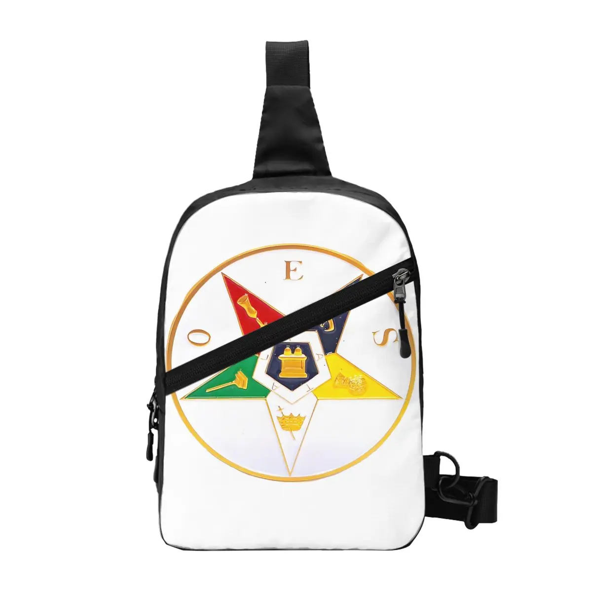 Custom Oes Order Of The Eastern Stars Sling Chest Bag Crossbody Shoulder Backpack for Men Traveling Daypack
Custom Oes Order Of The Eastern Stars Sling Chest Bag Crossbody Shoulder Backpack for Men Traveling Daypack