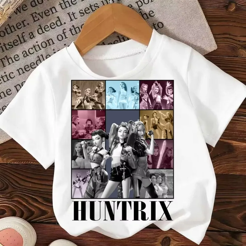 K-Pop Demon Hunters Clothes Cool Girls Tee Top Fashion Movie Kids T-shirt KPop Demon Hunters Funny Gift for Fans Tshirt
K-Pop Demon Hunters Clothes Cool Girls Tee Top Fashion Movie Kids T-shirt KPop Demon Hunters Funny Gift for Fans Tshirt