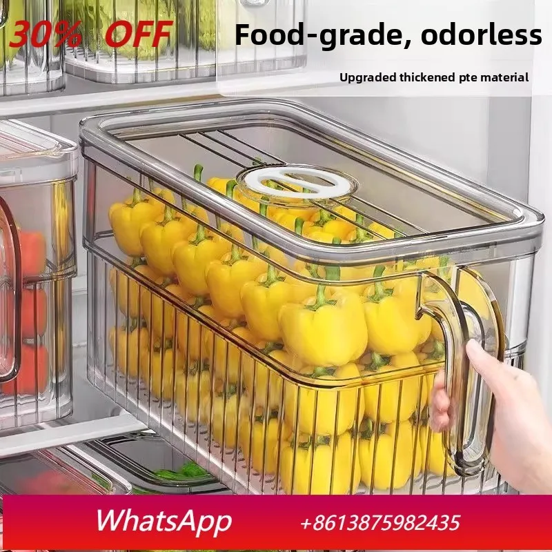 LH refrigerator fresh-keeping storage box food grade kitchen special vegetable and fruit storage finishing box
LH refrigerator fresh-keeping storage box food grade kitchen special vegetable and fruit storage finishing box
