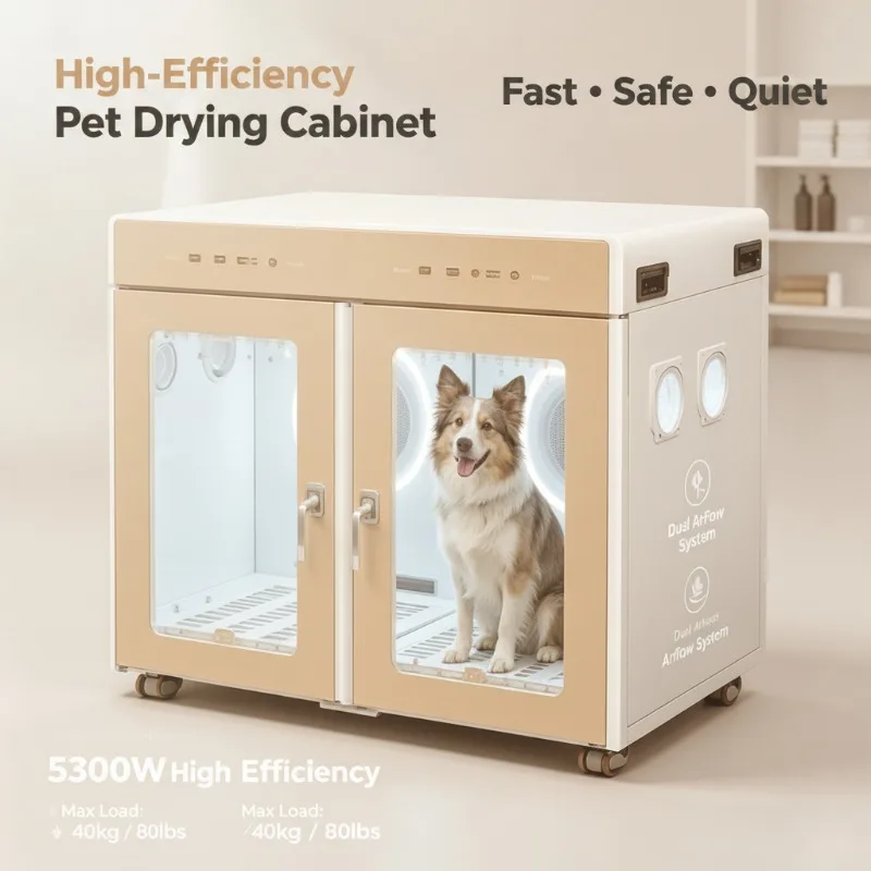 Commercial Pet Dryer 4-Compartment Large Drying Dog Station 9000W Power UV Sterilization Cat Negative Ion Fur Care Gold
Commercial Pet Dryer 4-Compartment Large Drying Dog Station 9000W Power UV Sterilization Cat Negative Ion Fur Care Gold