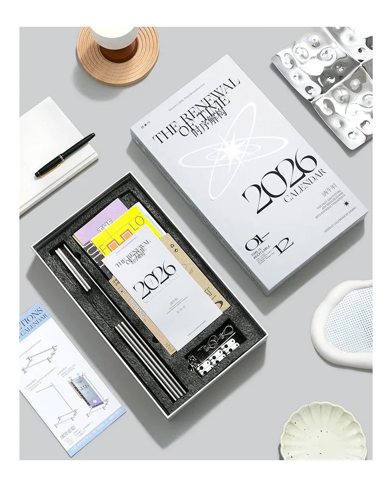 2026 Optical Axis Calendar Time Series Deconstruction New Creative Calendar Fun Office Desktop Decoration MemoDIY New Year Gift
2026 Optical Axis Calendar Time Series Deconstruction New Creative Calendar Fun Office Desktop Decoration MemoDIY New Year Gift