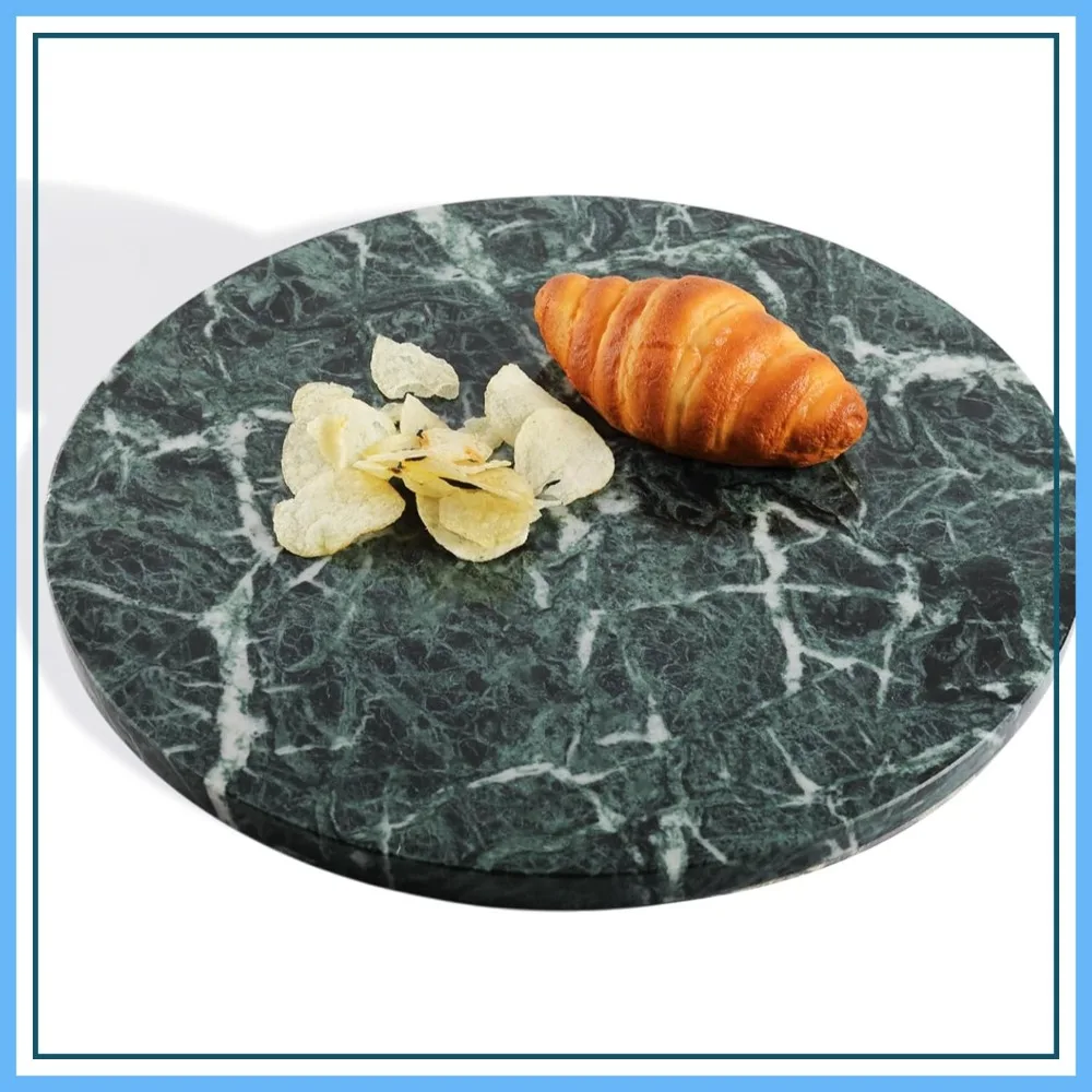 16" Hand Crafted Indian Green Marble Cutting Board for Kitchen, Cheese, Charcuterie, Pastry - Wedding & House Warming Gift
16" Hand Crafted Indian Green Marble Cutting Board for Kitchen, Cheese, Charcuterie, Pastry - Wedding & House Warming Gift
