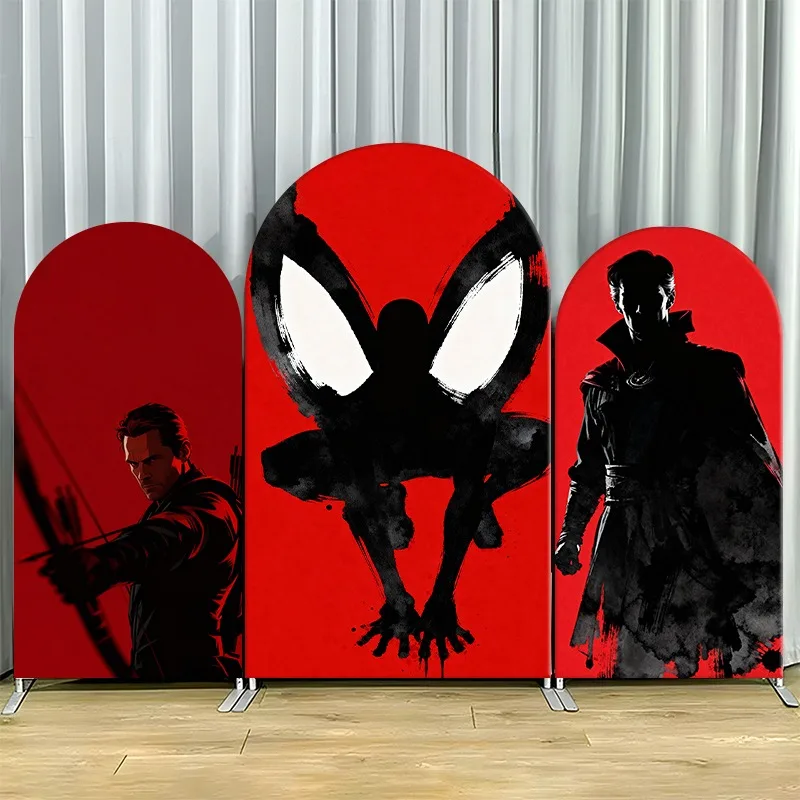 Arch Backdrop Cover Single Side Spider Man Hawkeye Doctor Strange Red Black Party Decoration Photo Booth Background Props Event
Arch Backdrop Cover Single Side Spider Man Hawkeye Doctor Strange Red Black Party Decoration Photo Booth Background Props Event