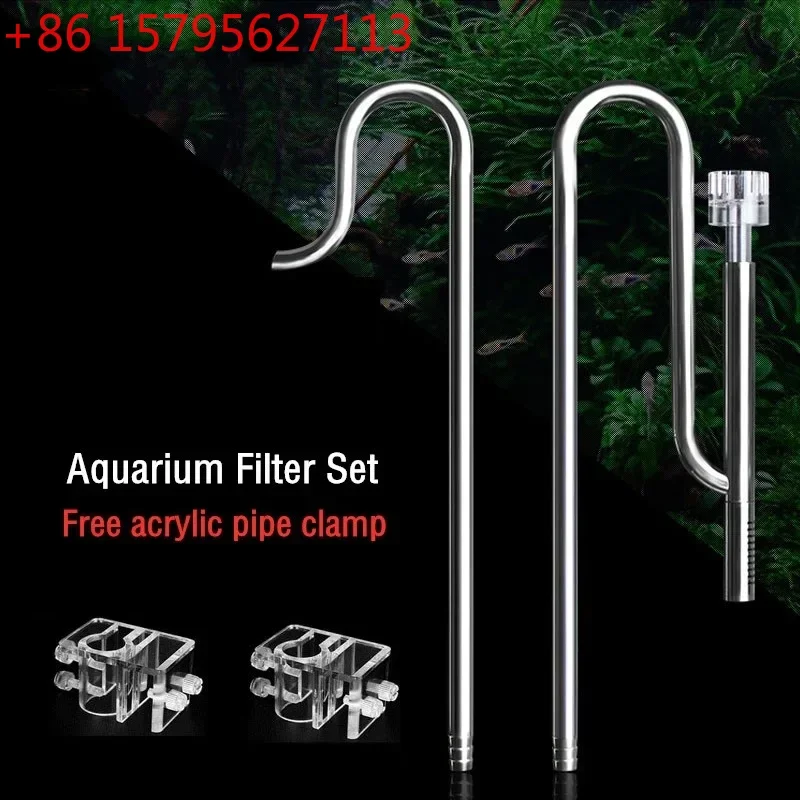 Aquarium Lily Pipe Inflow and Outflow with Surface Skimmer Aquarium Filter Stainless Steel External Filter Accessories
Aquarium Lily Pipe Inflow and Outflow with Surface Skimmer Aquarium Filter Stainless Steel External Filter Accessories