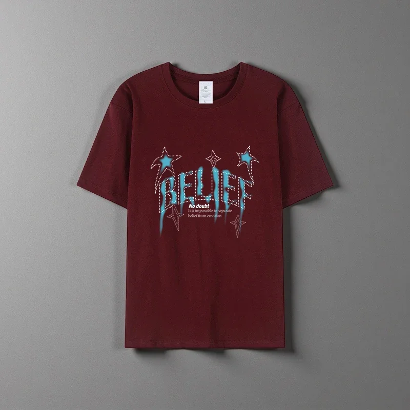 Summer new unisex versatile pure cotton T-shirt fashionable casual round neck top breathable loose fit print short sleeved shirt
Summer new unisex versatile pure cotton T-shirt fashionable casual round neck top breathable loose fit print short sleeved shirt