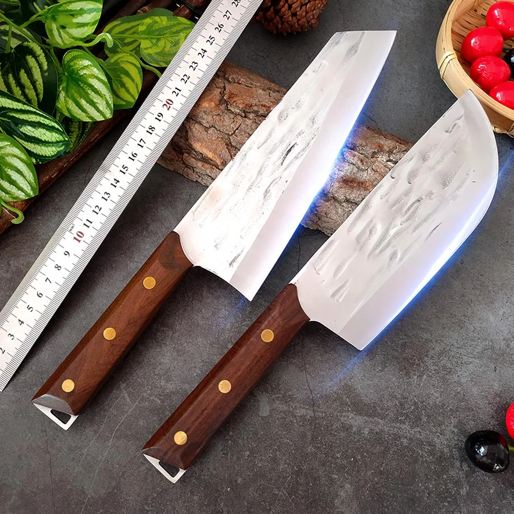 Forged Kitchen Knife Stainless Steel Meat Cleaver Chopping Knife Chinese Style Vegetables Fish Slicing Chef Knife
Forged Kitchen Knife Stainless Steel Meat Cleaver Chopping Knife Chinese Style Vegetables Fish Slicing Chef Knife