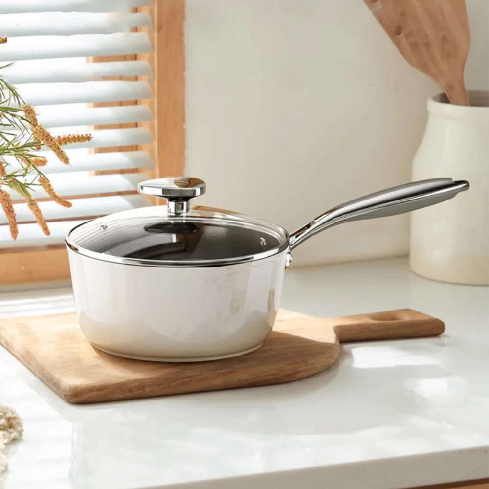 Sauce Pan Nonstick Milk Pot Ceramic Saucepan with Lid Small Pots for Cooking Non-Toxic Sauce Pot Family Cooking Pot
Sauce Pan Nonstick Milk Pot Ceramic Saucepan with Lid Small Pots for Cooking Non-Toxic Sauce Pot Family Cooking Pot