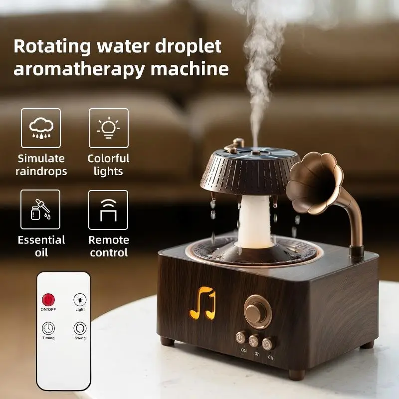 Увлажнитель дождевого облака с дистанционным вращающимся звуком воды, капля, машина для ароматерапии, лампа-водопад, диффузор, RGB цвета, световые таймеры
Увлажнитель дождевого облака с дистанционным вращающимся звуком воды, капля, машина для ароматерапии, лампа-водопад, диффузор, RGB цвета, световые таймеры