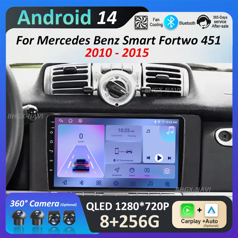 Android 14 DSP стерео Wi-Fi для Mercedes Benz Smart Fortwo 451 2010-2015 Navi GPS автомобильный видео мультимедийный плеер 4G разделенный экран
Android 14 DSP стерео Wi-Fi для Mercedes Benz Smart Fortwo 451 2010-2015 Navi GPS автомобильный видео мультимедийный плеер 4G разделенный экран