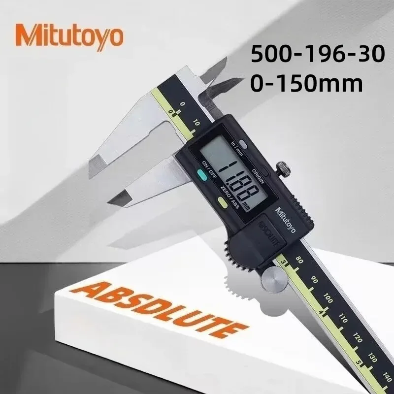 Mitutoyo 500-196 Vernier Caliper LCD Digital 0.01mm High precision Stainless Steel Wear Resistant 150mm Measuring Tool
Mitutoyo 500-196 Vernier Caliper LCD Digital 0.01mm High precision Stainless Steel Wear Resistant 150mm Measuring Tool