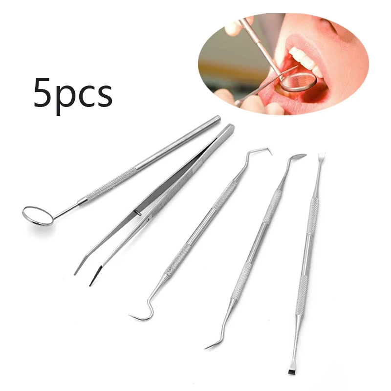 5pcs/set Dental Mirror Oral Care Tool Stainless Steel Dentist Tooth Clean Kit Instrument Prepare Tool
5pcs/set Dental Mirror Oral Care Tool Stainless Steel Dentist Tooth Clean Kit Instrument Prepare Tool