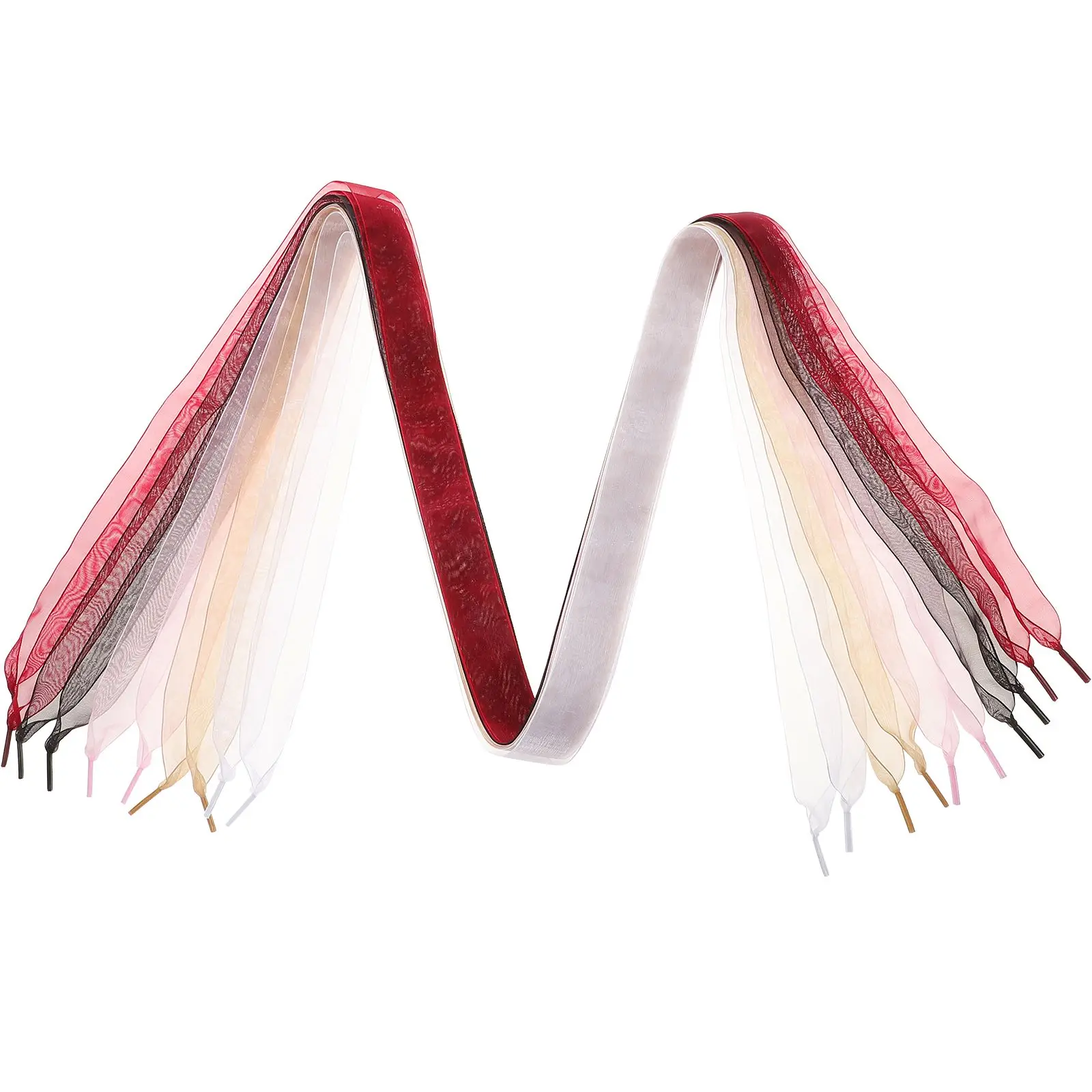 5 Pcs Chiffon Ribbon Shoelace Laces Round Shoelaces for Sneakers Shoes Color Miss
5 Pcs Chiffon Ribbon Shoelace Laces Round Shoelaces for Sneakers Shoes Color Miss