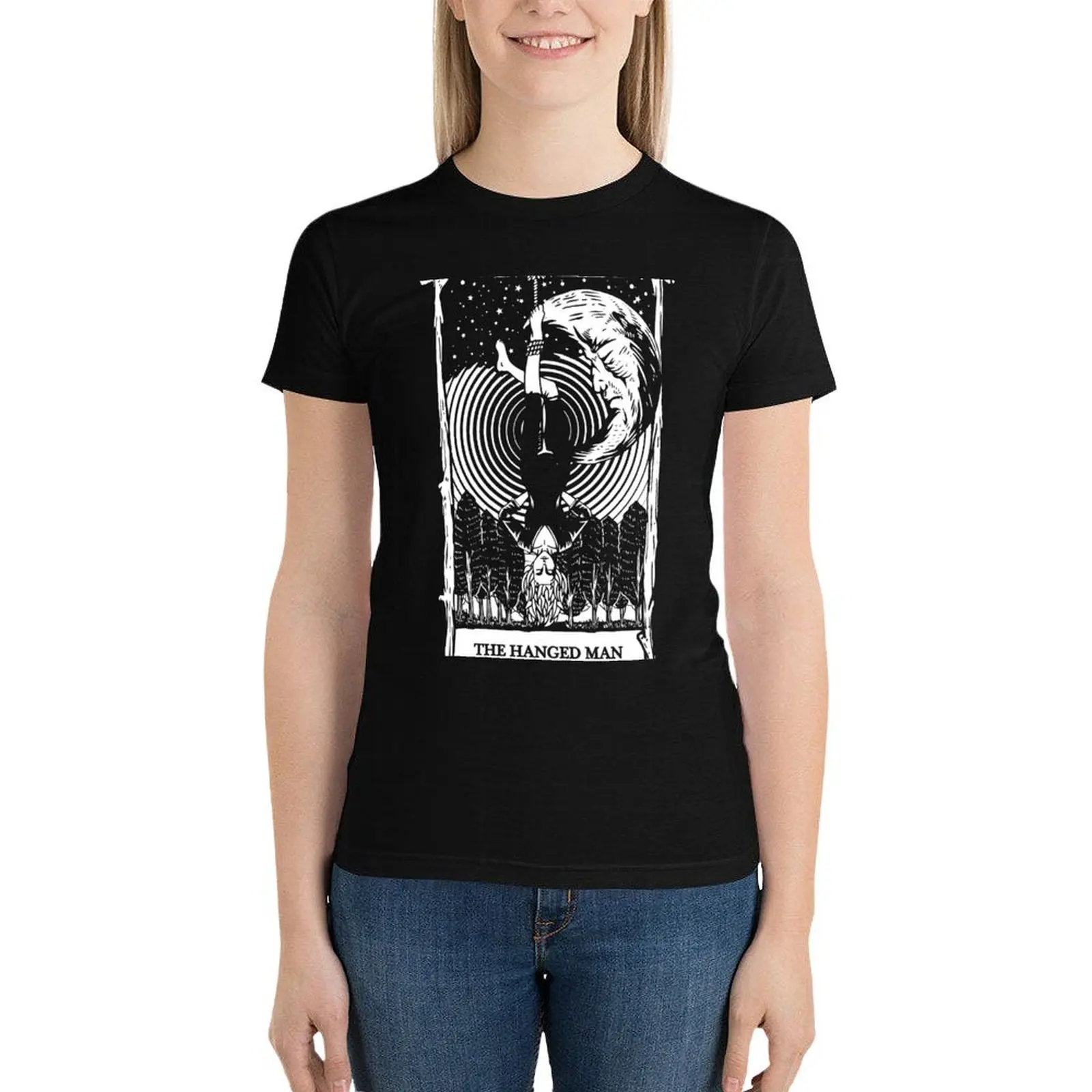 The Hanged Man T-Shirt oversized hippie clothes Female clothing tops woman t shirt
The Hanged Man T-Shirt oversized hippie clothes Female clothing tops woman t shirt