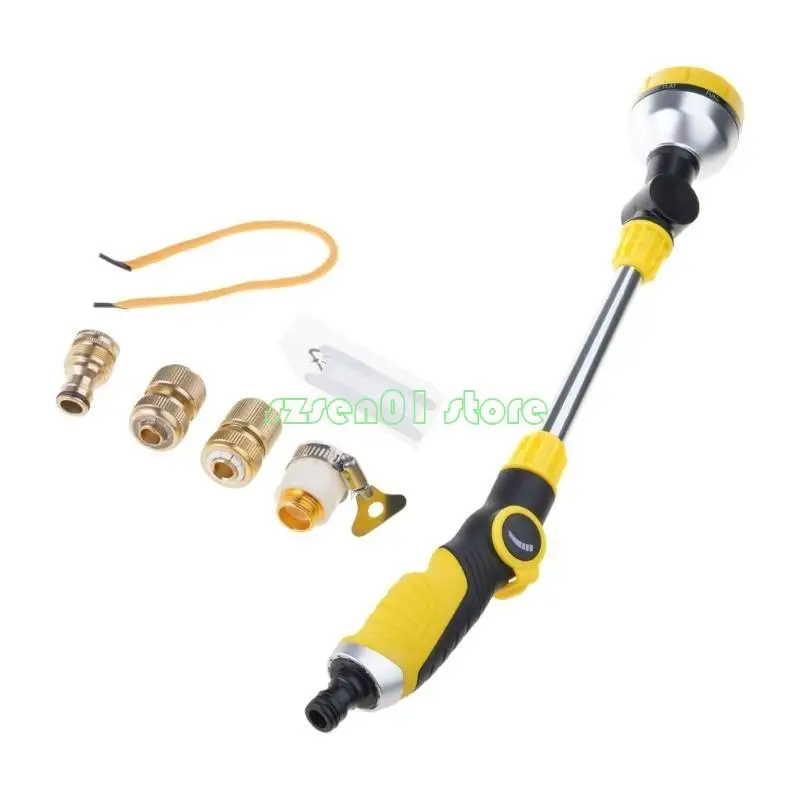 G32A Watering Wand with 8 Adjustable Sprays Patterns 5 Hose Connectors for Garden Use
G32A Watering Wand with 8 Adjustable Sprays Patterns 5 Hose Connectors for Garden Use