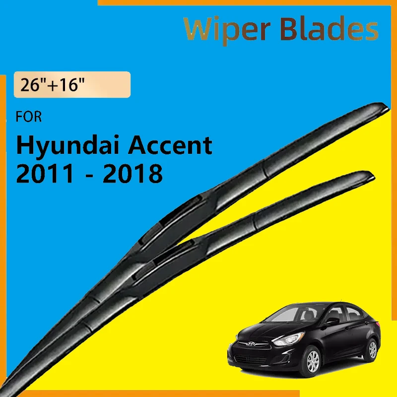 Front Wiper Blades For Hyundai Accent RB RC 2011 - 2018 2016 2014 2012 i25 Accent Verna Solaris Car Accessories Window Brushes
Front Wiper Blades For Hyundai Accent RB RC 2011 - 2018 2016 2014 2012 i25 Accent Verna Solaris Car Accessories Window Brushes