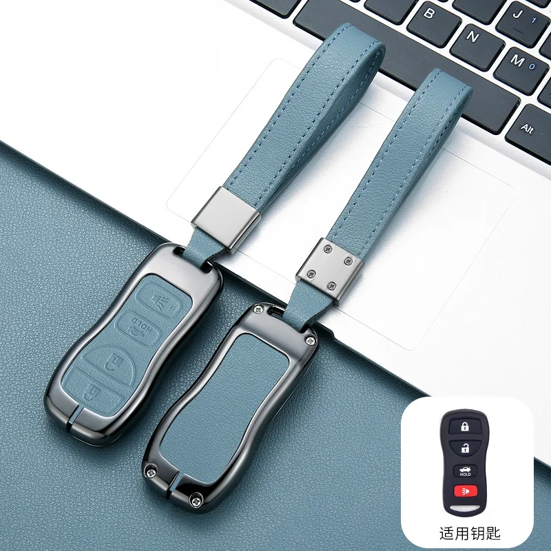 Alloy Leather Key Fob Case Cover for Nissan 350Z Altima Armada Maxima Quest Sentra for Infiniti EX35 FX35 G35 I35 Q45 3/4 BTNS
Alloy Leather Key Fob Case Cover for Nissan 350Z Altima Armada Maxima Quest Sentra for Infiniti EX35 FX35 G35 I35 Q45 3/4 BTNS