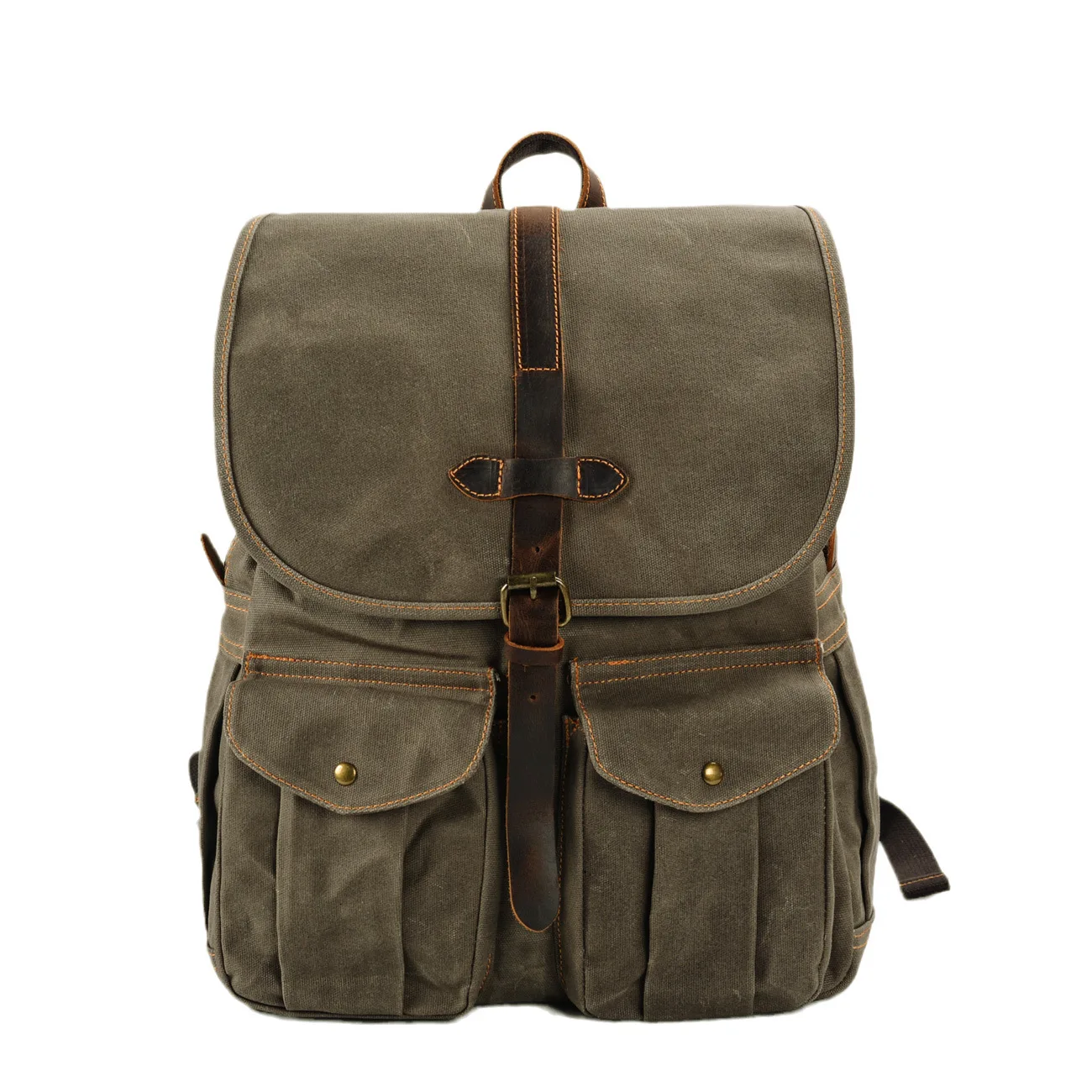 Waterproof Wax Canvas Backpack Casual Camping Hiking Bag 16 Inch Laptop Bag American Retro Style Soft Handle Hard Backpack
Waterproof Wax Canvas Backpack Casual Camping Hiking Bag 16 Inch Laptop Bag American Retro Style Soft Handle Hard Backpack