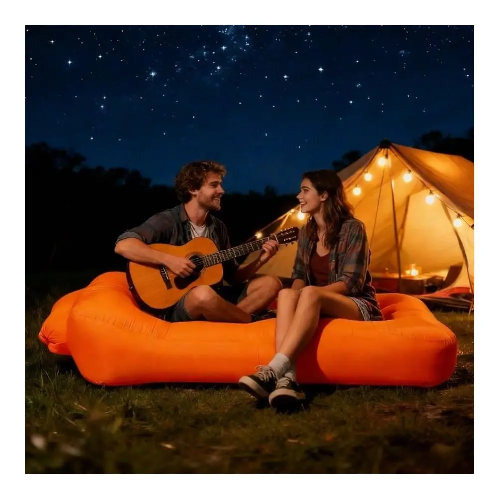 Multi Purpose Inflatable Sofa Bed Compact Orange Camping Air Cushion, Soft And Comfortable Sofa Mattress, Suitable For Outdoor
Multi Purpose Inflatable Sofa Bed Compact Orange Camping Air Cushion, Soft And Comfortable Sofa Mattress, Suitable For Outdoor