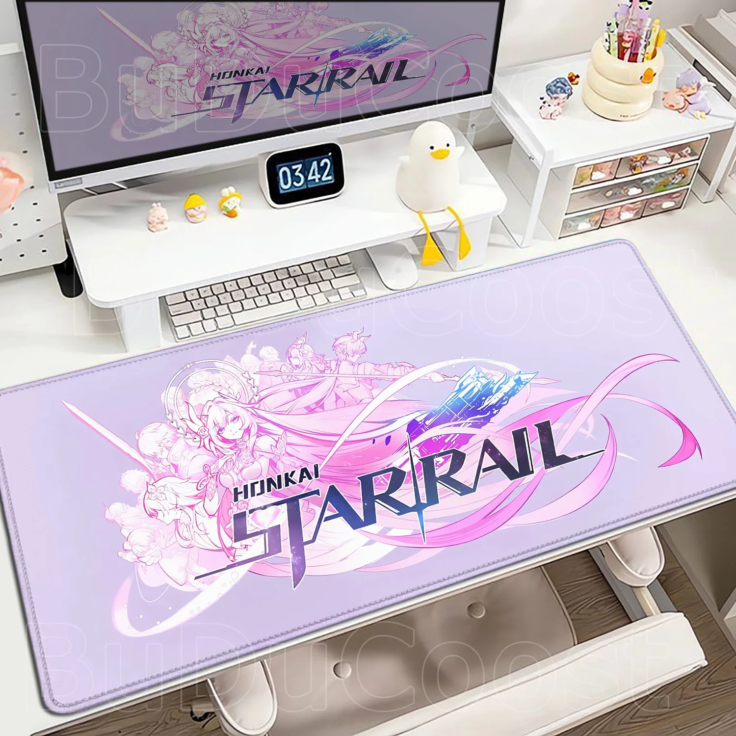 Logo Honkai Star Rail Cyrene Mouse Pad Computer Laptop Mouse Pad Office Large Gaming Mousepad Rubber Bottom Non-Slip HD Desk Mat
Logo Honkai Star Rail Cyrene Mouse Pad Computer Laptop Mouse Pad Office Large Gaming Mousepad Rubber Bottom Non-Slip HD Desk Mat