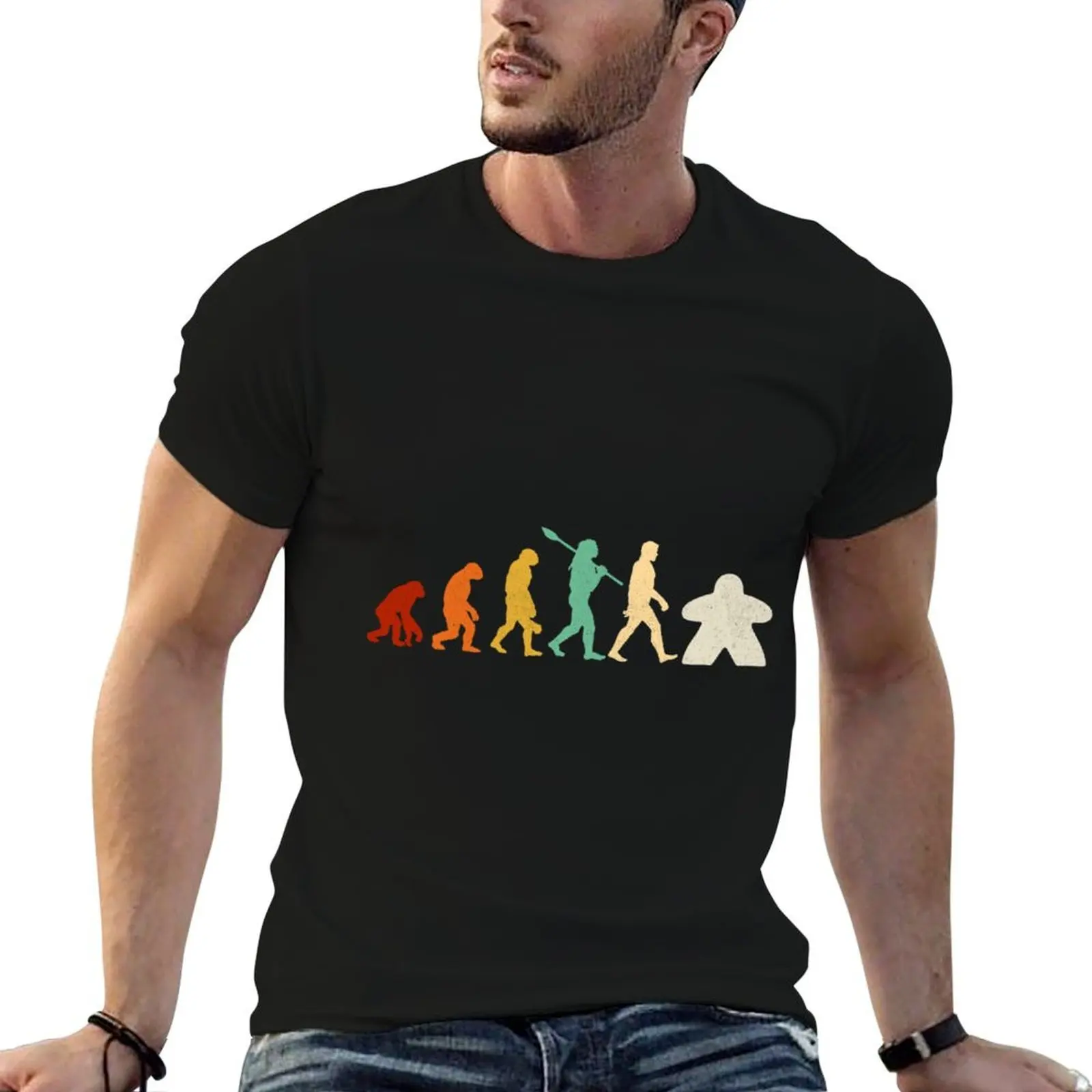 Meeple Evolution T-Shirt t shirts for man pack white man graphic t shirt man t shirt cotton T-Shirt
Meeple Evolution T-Shirt t shirts for man pack white man graphic t shirt man t shirt cotton T-Shirt
