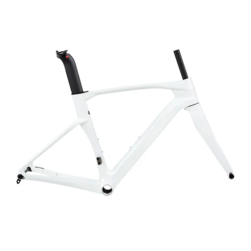 Carbon Fiber BMX Frame, Steel Disc Brake Front, Lightweight Durable Stunt Riding Smooth Weld Aggressive Geometry 20 Inch