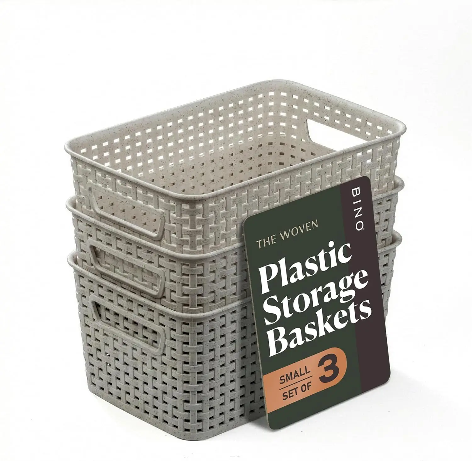 Plastic Storage Baskets 5.5L 3-Pack Natural Grey Woven Baskets for Shelves Pantry Organizer Bin
Plastic Storage Baskets 5.5L 3-Pack Natural Grey Woven Baskets for Shelves Pantry Organizer Bin