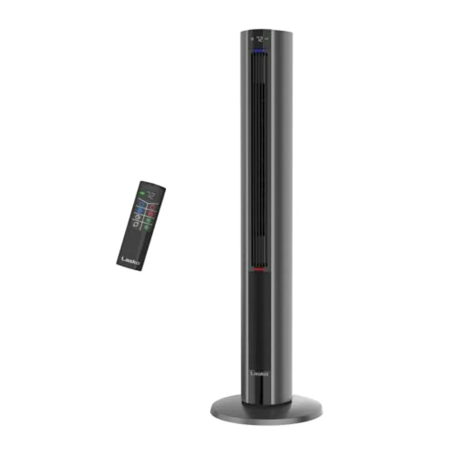 All Season Tower Fan and Space Heater for Home: Gray, Oscillating, 42 Inches, 1500W, Adjustable Thermostat, Overheat Protection
All Season Tower Fan and Space Heater for Home: Gray, Oscillating, 42 Inches, 1500W, Adjustable Thermostat, Overheat Protection